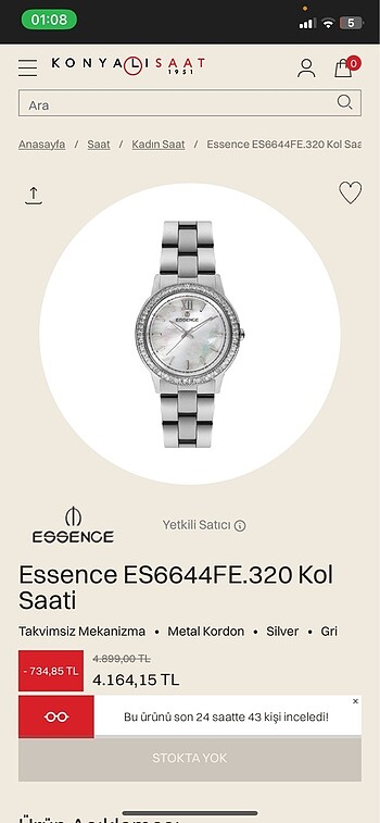 Beden Essence saat