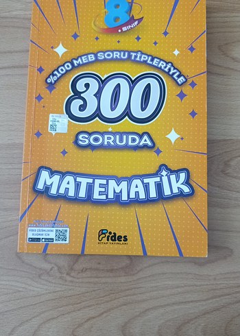 8. Sınıf 300 Soruda Matematik Soru Kitabı