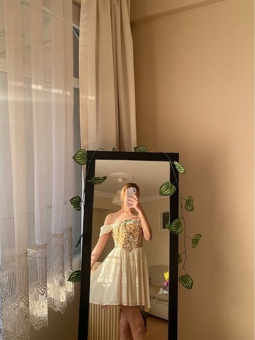 SHEIN çiçekli coquette elbise