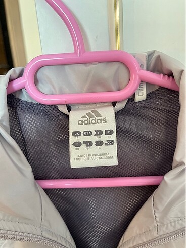 38 Beden gri Renk adidas sporcu ceketi