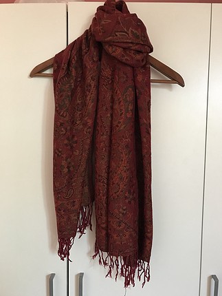 Bordo 0 Pashmina şal