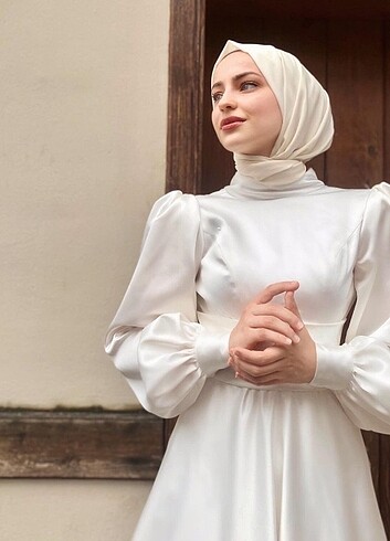 Diğer Tesettür nikah elbisesi