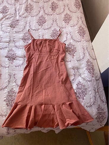 TRENDYOLMİLLA pudra mini elbise ????