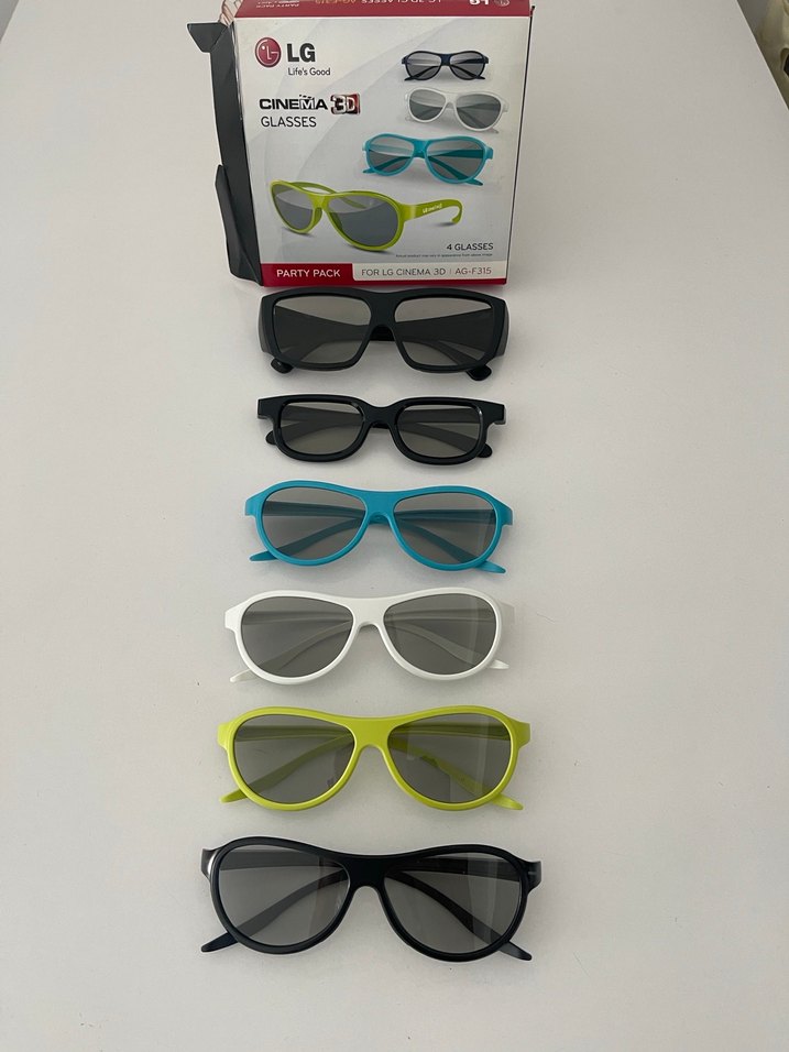 3d Parlak Renkli Kadın Güneş Gözlükleri Seti - Görsel 2