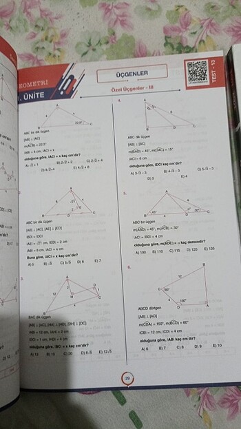  Geometri limit soru bankası ve anlatım föyü