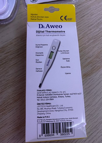 Bebek Bakım Seti: Tarak, Tırnak Makası ve Dijital Termometre - Görsel 4