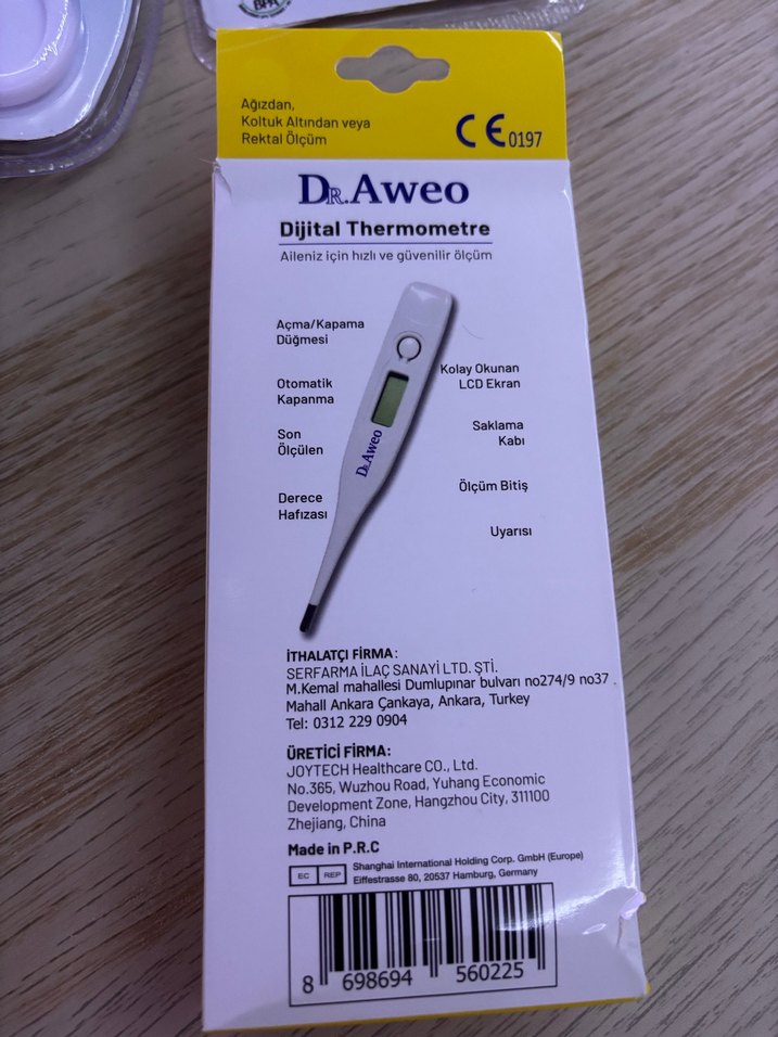 Bebek Bakım Seti: Tarak, Tırnak Makası ve Dijital Termometre - Görsel 4