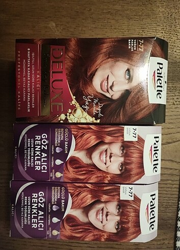 Schwarzkopf palette 7.77 - 2 kutu - Görsel 2