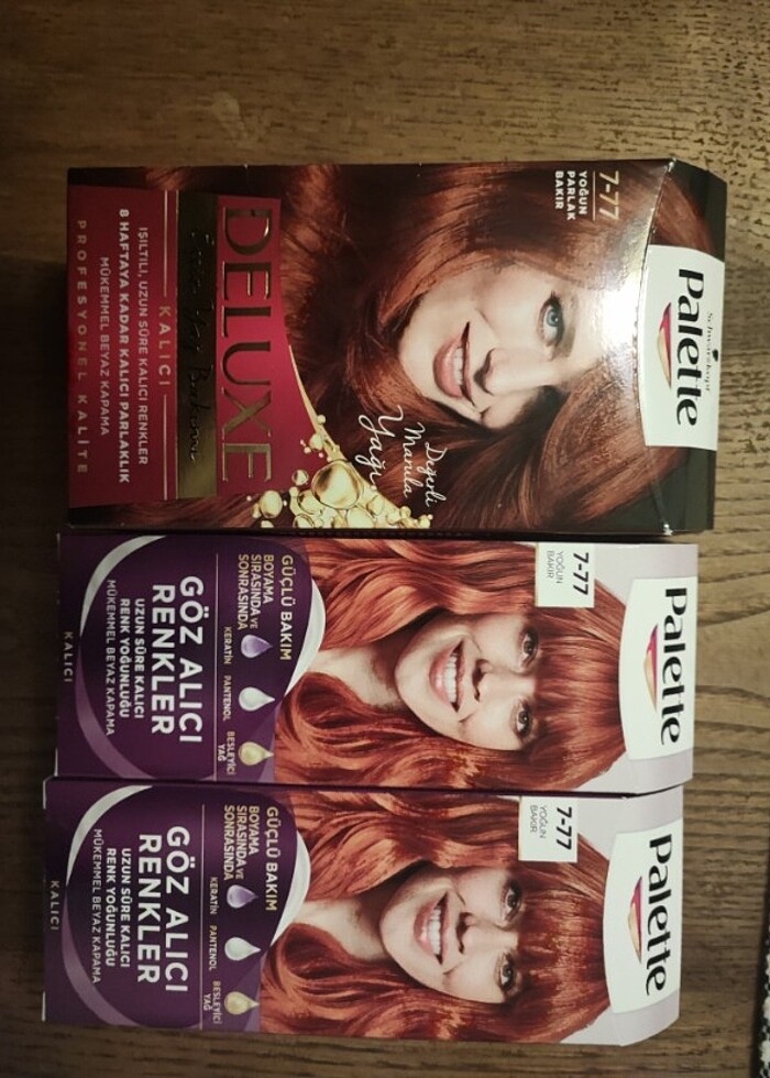 Schwarzkopf palette 7.77 - 2 kutu - Görsel 2