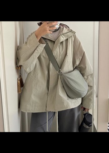 Zara Bej Keten Rahat Kesim Kadın Ceket