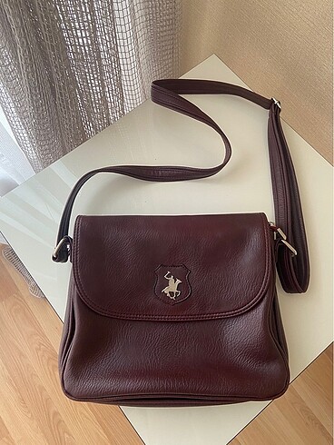 Polo club bordo çanta