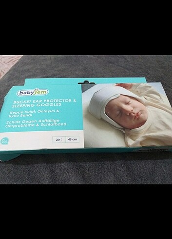 Babyjem kepce kulak ve uyku bandı 
