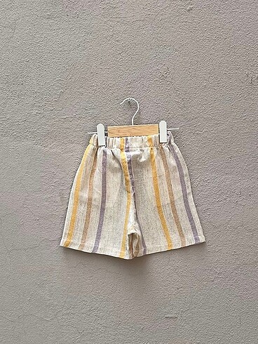 24-36 Ay Beden ten rengi Renk Keten şort