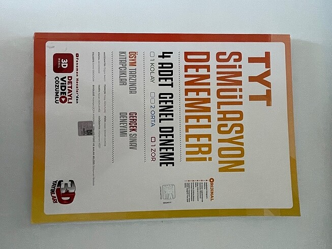 3D TYT SİMÜLASYON DENEMELERİ