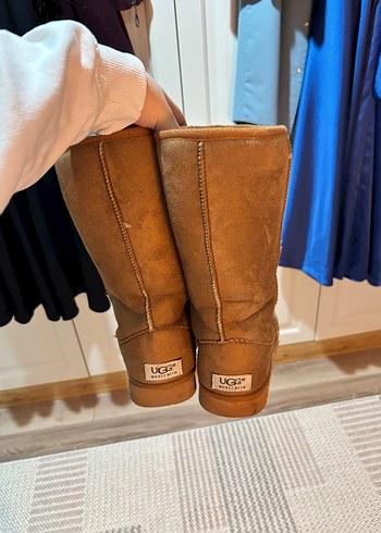 Kahverengi Ugg Süet Bohem Kadın Bot - Görsel 2