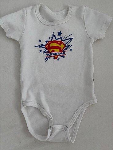 Superdad yazılı 3-6 ay zıbın