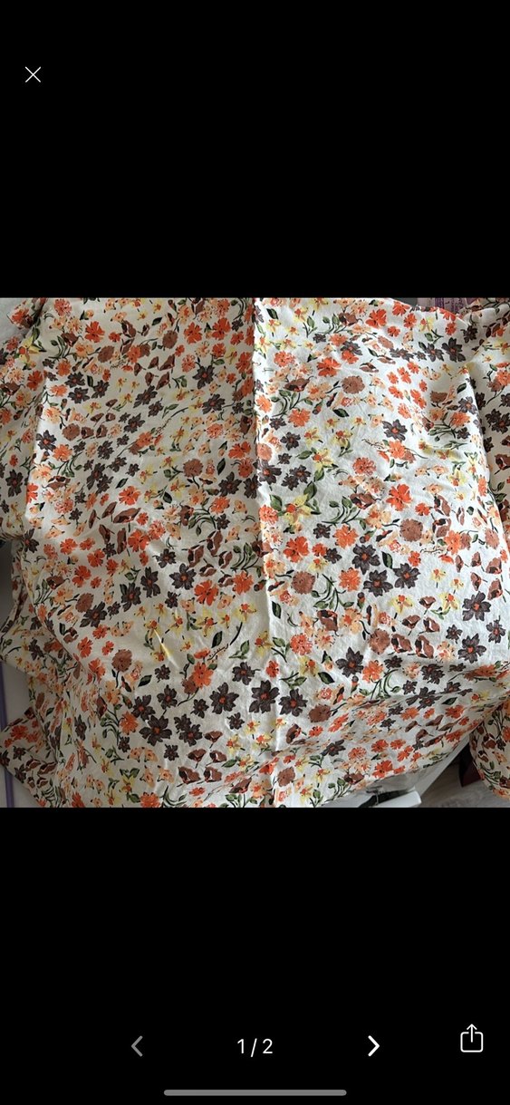 Çiçek Desenli Çok Renkli Emzirme Örtüsü - Görsel 2