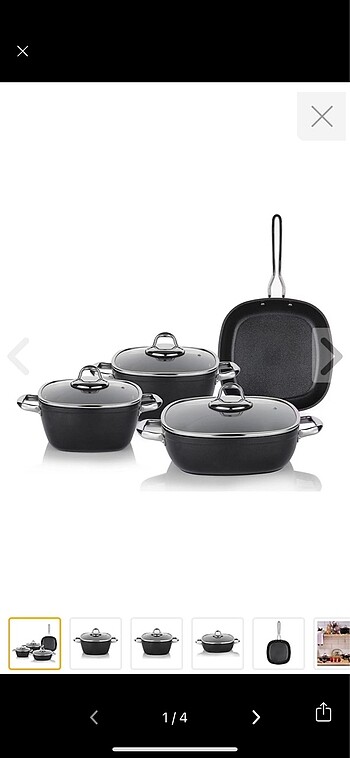 Schafer Gastronomi Set ( titanyum )