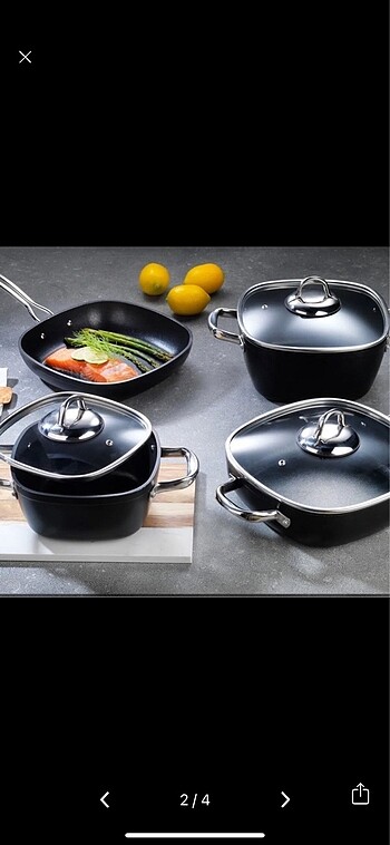 Schafer Schafer Gastronomi Set ( titanyum )