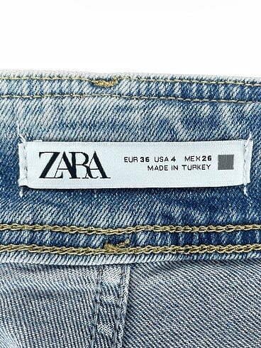 36 Beden mavi Renk Zara Jean / Kot %70 İndirimli.