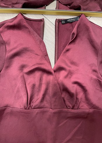 Zara SATEN ELBİSE