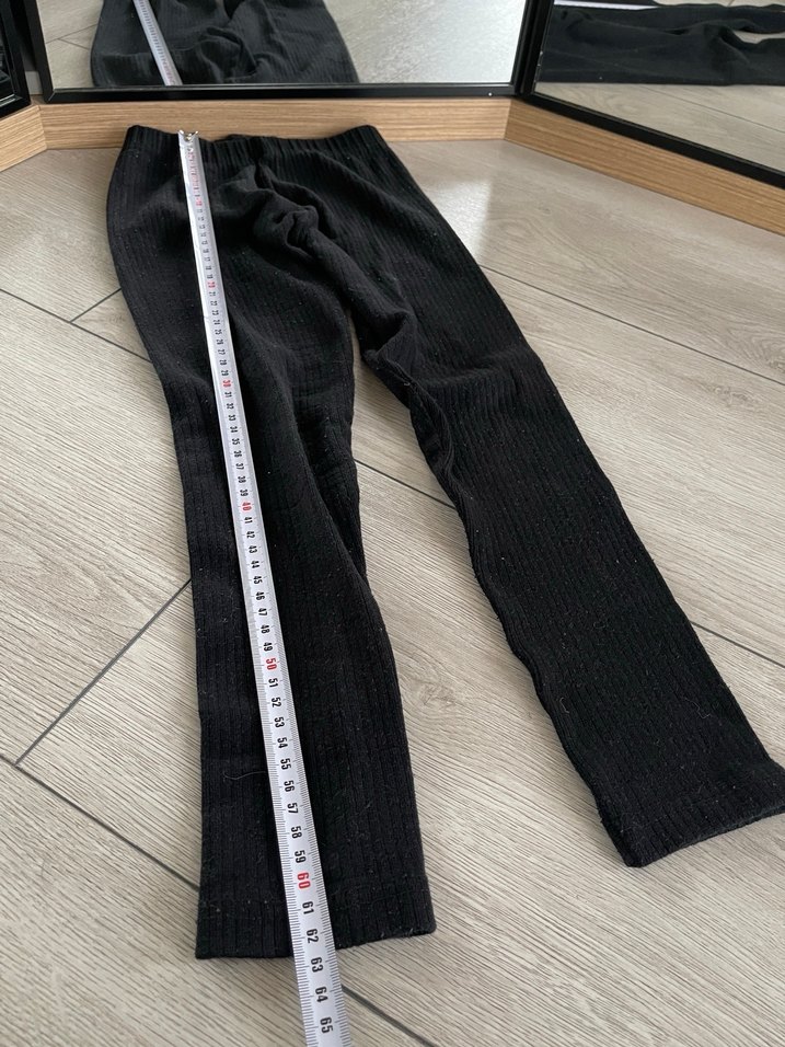 Siyah fitilli Tayt - Görsel 2