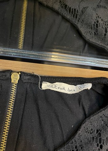 Dantelli Siyah Uzun Kollu Kadın Bluz - Görsel 5