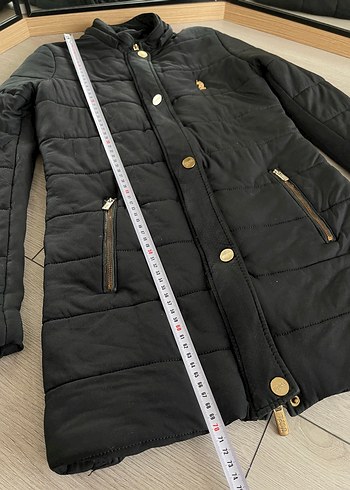 USP Siyah Kadın Midi Ceket - Görsel 3