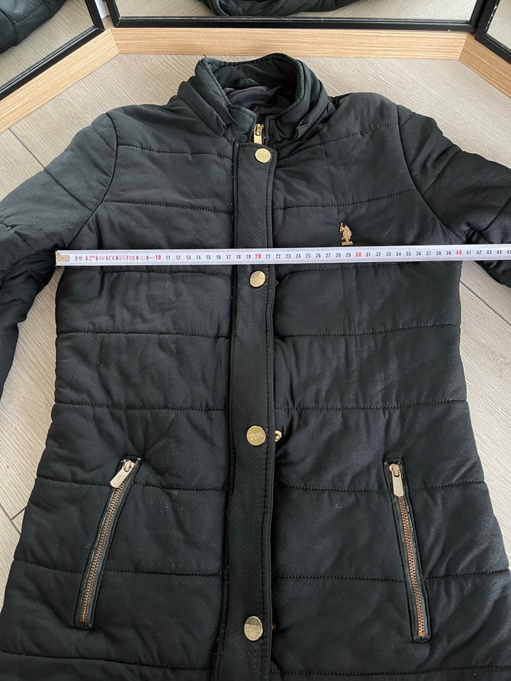 USP Siyah Kadın Midi Ceket - Görsel 4