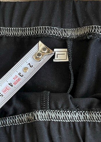 Siyah Kadın Spor Tayt Midi Boy - Görsel 3