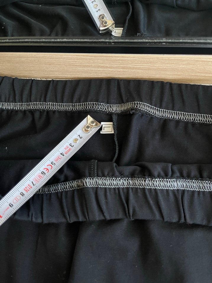 Siyah Kadın Spor Tayt Midi Boy - Görsel 4