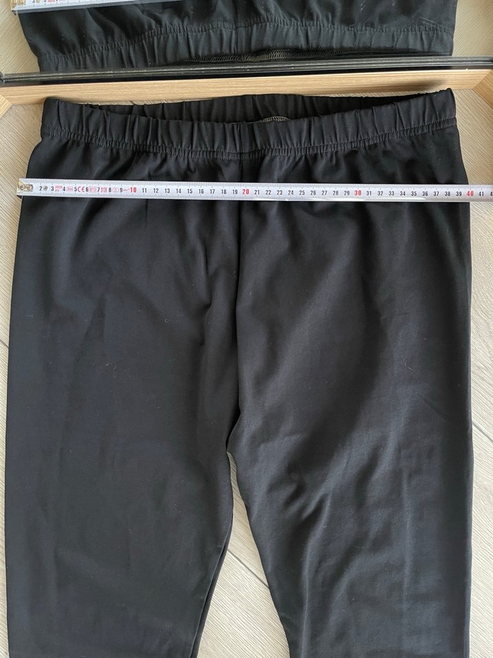 Siyah Kadın Spor Tayt Midi Boy - Görsel 2