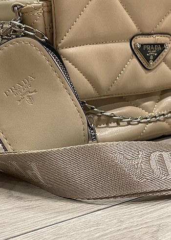 Bej Deri Kadın Çanta - Görsel 7