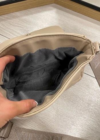 Bej Deri Kadın Çanta - Görsel 11