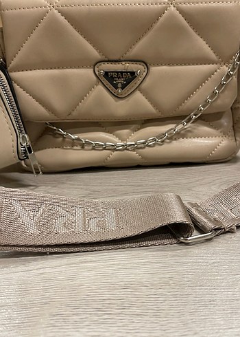 Bej Deri Kadın Çanta - Görsel 5