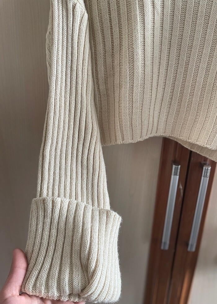 Kısa boğazlı kazak - Görsel 5