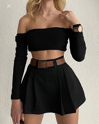 Trendyol & Milla viral şort etek siyah 38 m trendyol zara addax