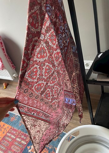 s Beden Bordo Bohem Salaş Uzun yırtmaçlı Etek