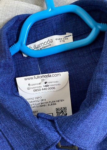 universal Beden lacivert Renk Fulla moda markalı Düğmeli Mavi Uzun Keten Kadın Gömlek/ Kap