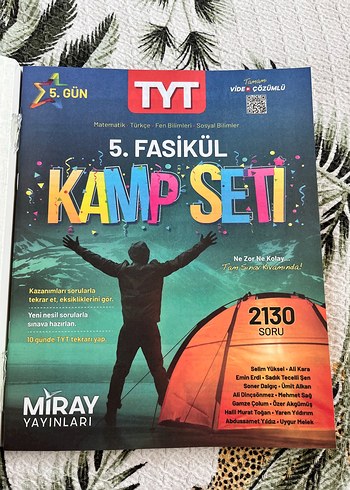  TYT 10 Fasikül Kamp Seti - Miray Yayınları