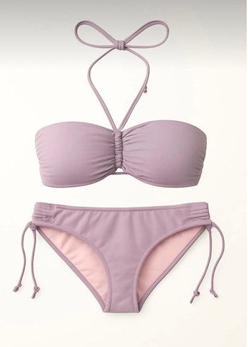 Straplez ayarlamalı Bikini Takımı