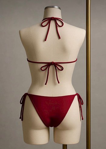 s Beden Bordo bikini tanımı
