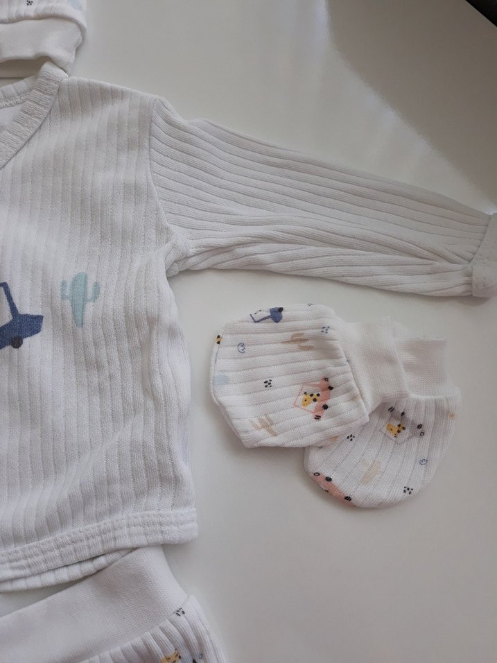 Erkek bebek  Hastane çıkışı 5 Parça - Görsel 4