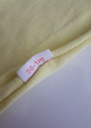 Sarı Bebek Uzun Kollu çıtçıtlı Tulum - Görsel 4