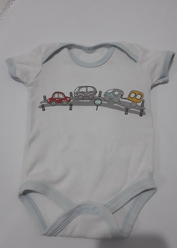 Kısa Kollu Baskılı Erkek Bebek Body - Görsel 2