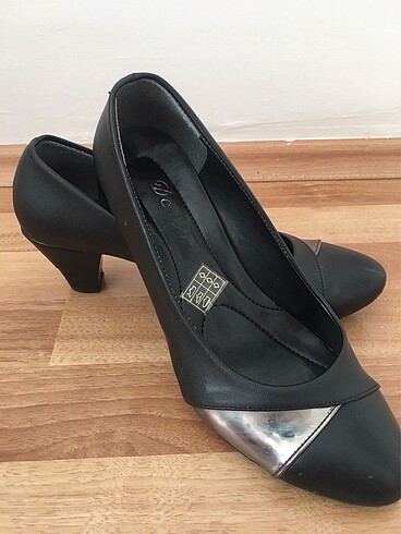 40 Beden siyah Renk Siyah Kadın Topuklu Ayakkabı
