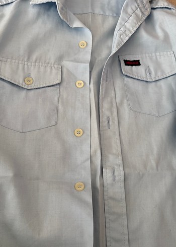 Diğer Erkek Çocuk mavi Denim Gömlek