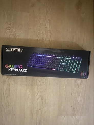 Beden Getorix Gaming Keyboard ışıklı - kablolu oyuncu klavyesi