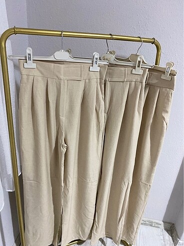 38 Beden ten rengi Renk Kumaş pantolon