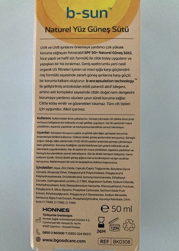 Diğer b-good care renkli güneş koruyucu